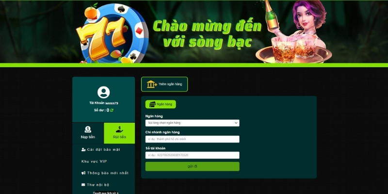 Rút tiền siêu tốc trong vài phút tại 69VN